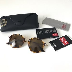 Rayban round havana fleck sunglasses